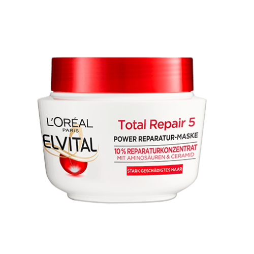 Маска для відновлення сильнопошкодженого волосся L'Oreal Paris Elvital Total Repair 5 300 мл Маска для відновлення сильнопошкодженого волосся L'Oreal Paris Elvital Total Repair 5 300 мл